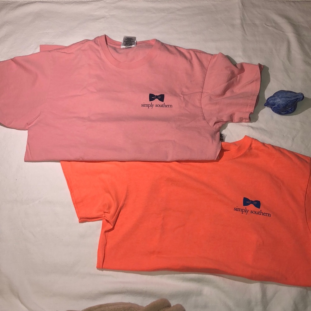 2 Simply Southern shirts